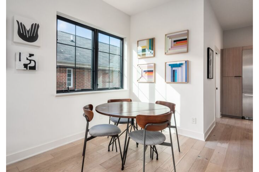 Dinning area at the Columbus House