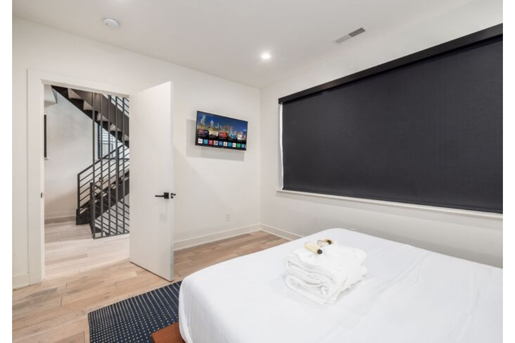 Nice Bedroom With Tv