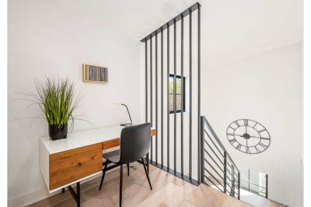 Work desk in shared area